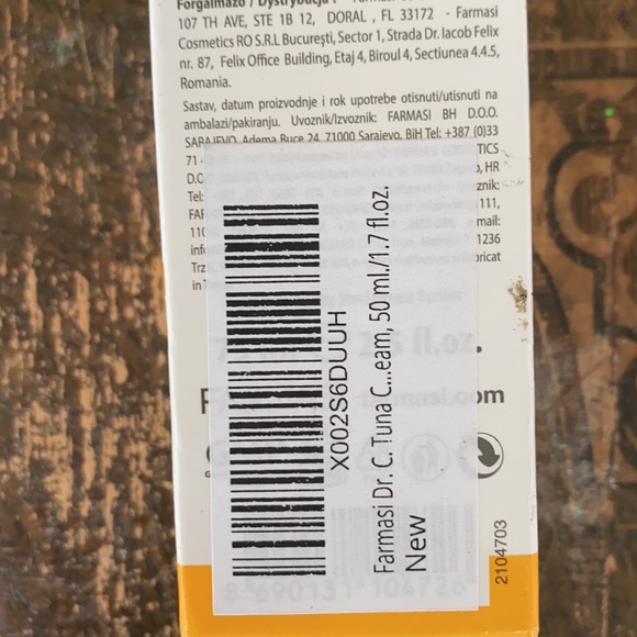 Dr. C. Tuna Calendula Hand Cream - Picture 4 of 4